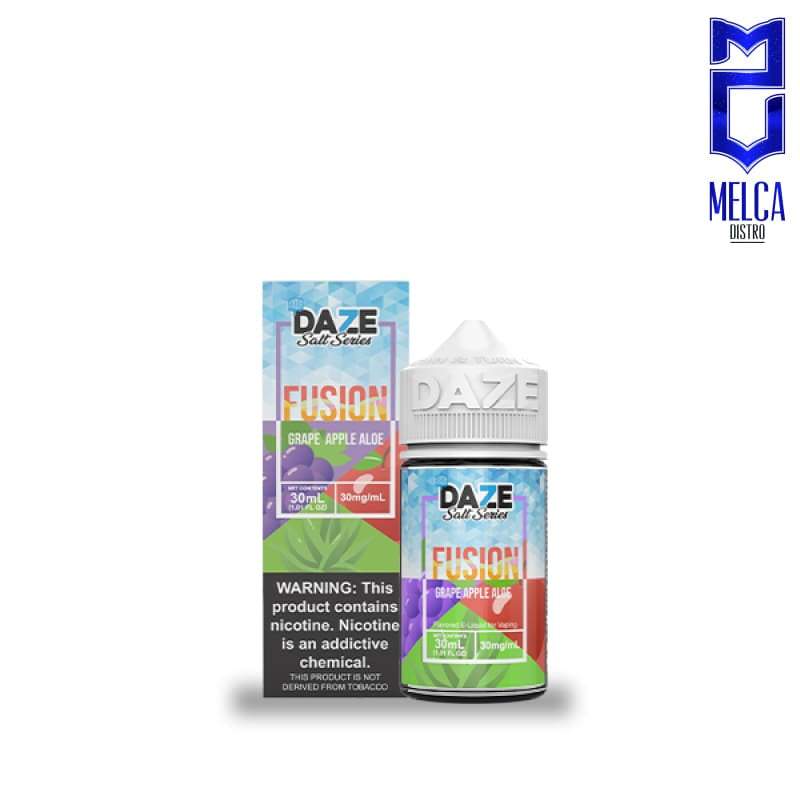 7 Daze Fusion Salt Grape Apple Aloe ICED 30ml - E-Liquids