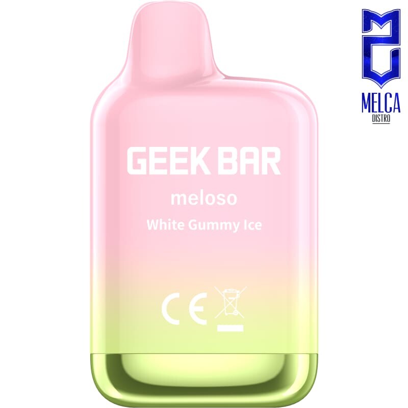 Geek Bar Meloso Mini - 1500 Puffs - White Gummy Ice - 50MG - Disposables