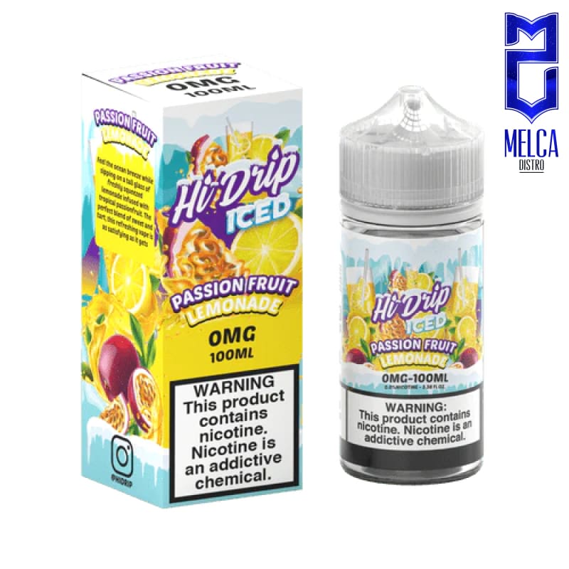 Hi-Drip Iced Passion Fruit Lemonade 100ml - E-Liquids