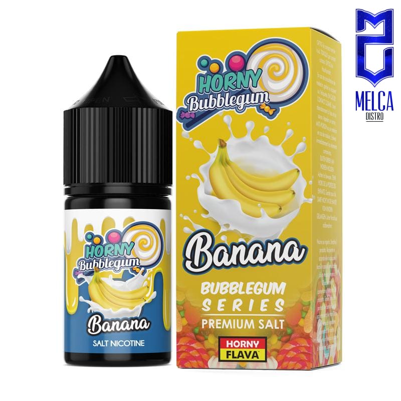 Horny Flava ICE Salt Banana Bubblegum 30ml - E-Liquids