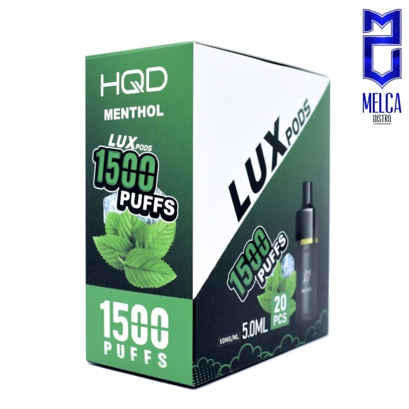 HQD LUX Pod Cartridges 2-Pack - Menthol 50MG - Coils