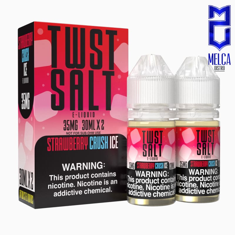 Twist Salt Strawberry Crush Ice 30ml - E-Liquids