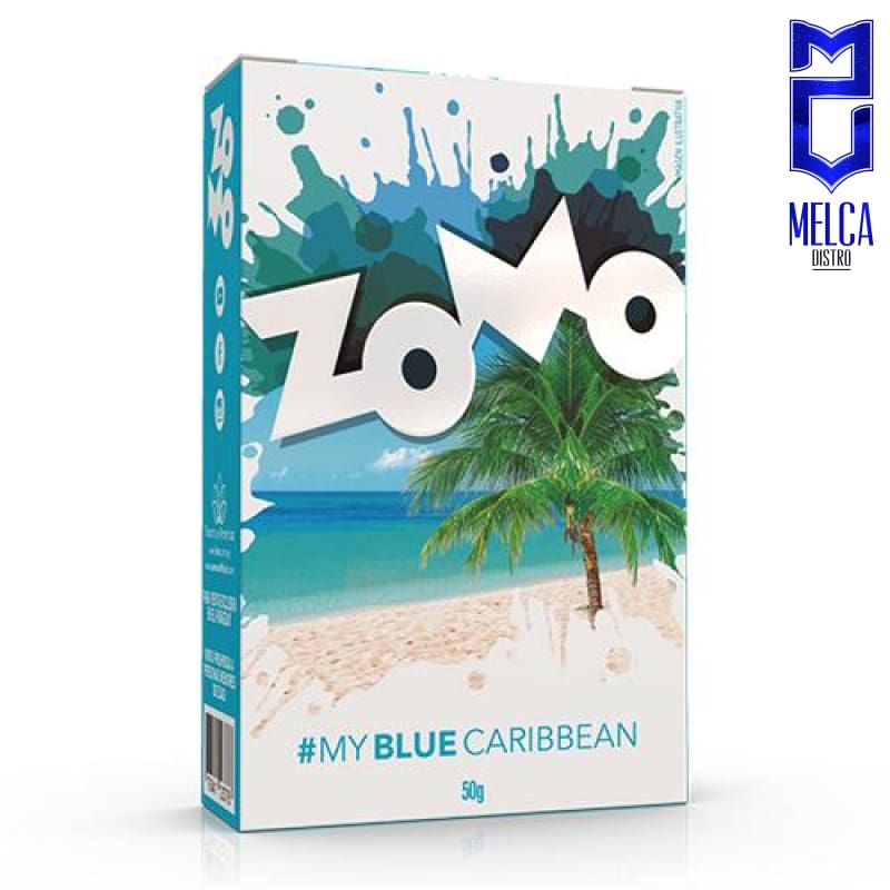 ZOMO BLUE CARIBBEAN - 10x50g - HOOKAH TOBACCO