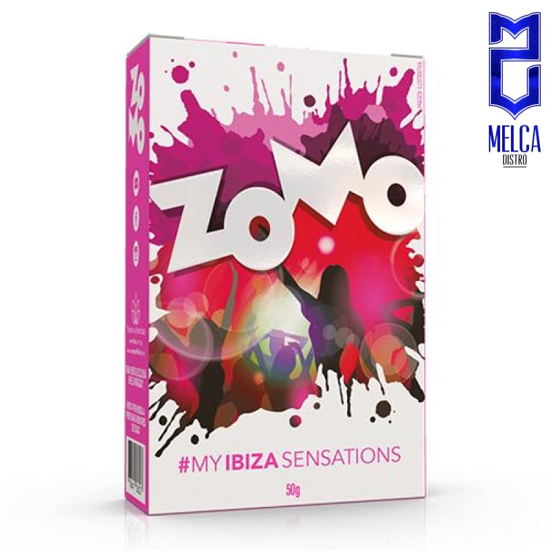 ZOMO IBIZA SENSATIONS - 10x50g - HOOKAH TOBACCO