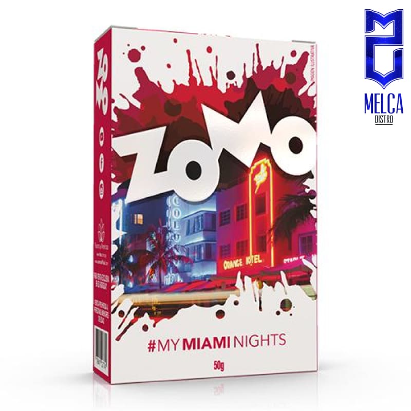 ZOMO MIAMI NIGHTS - 10x50g - HOOKAH TOBACCO