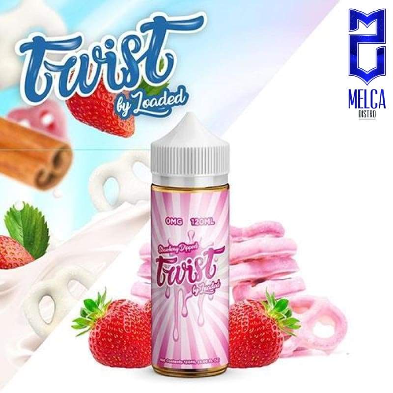 Loaded Twist Strawberry Dipped 120ml - E-Liquids