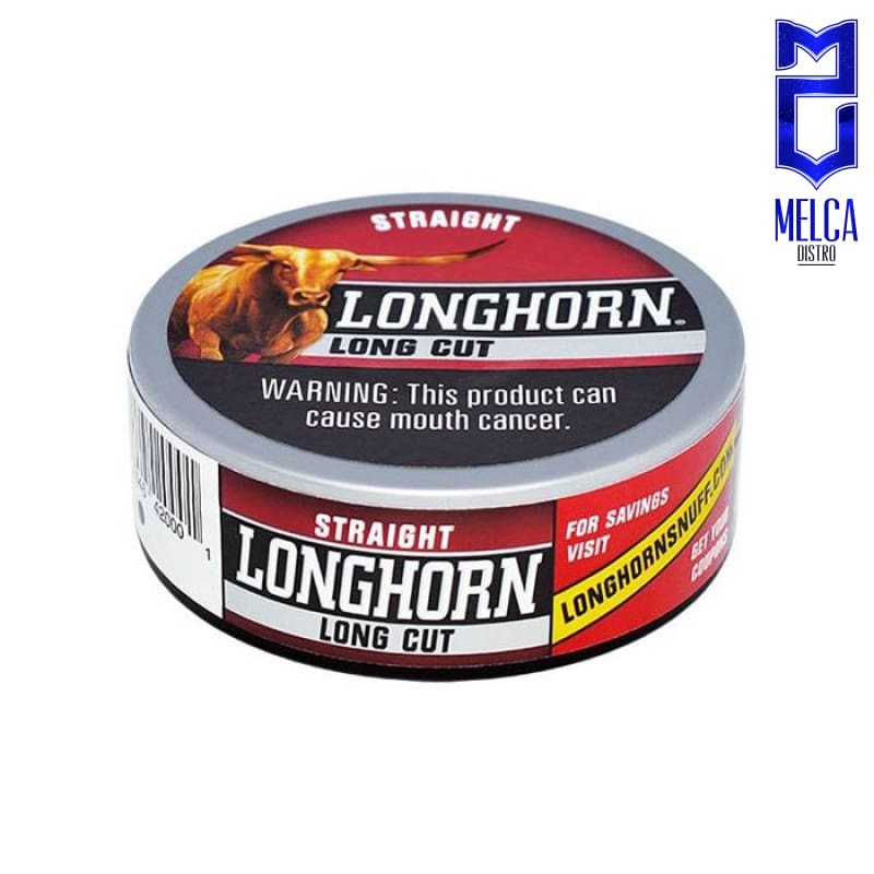 Longhorn Long Cut Tobacco 5 Pack - STRAIGHT 5 PACK - CHEWING TOBACCO