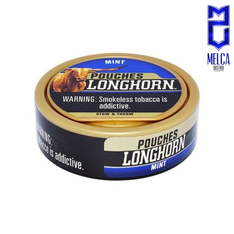 Longhorn Pouch Tobacco 5 Pack - MINT 5 PACK - CHEWING TOBACCO