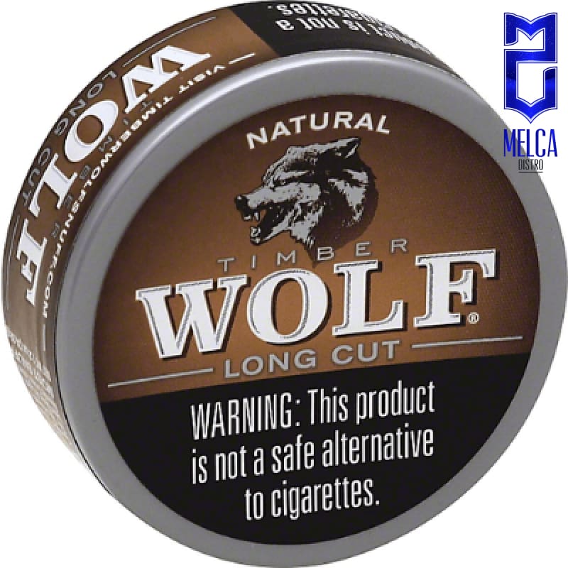 Timberwolf Long Cut Tobacco 5 Pack - NATURAL 5 PACK - CHEWING TOBACCO