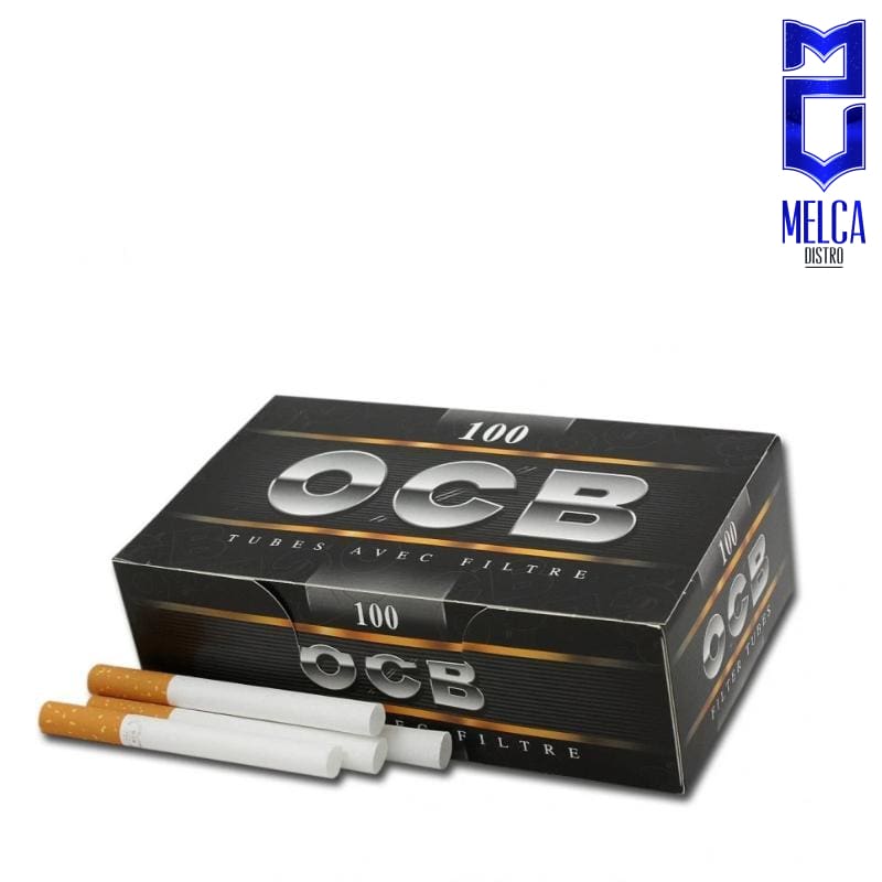 200 tubos de cigarrillos filtrados negros 1 caja de 200 tubos