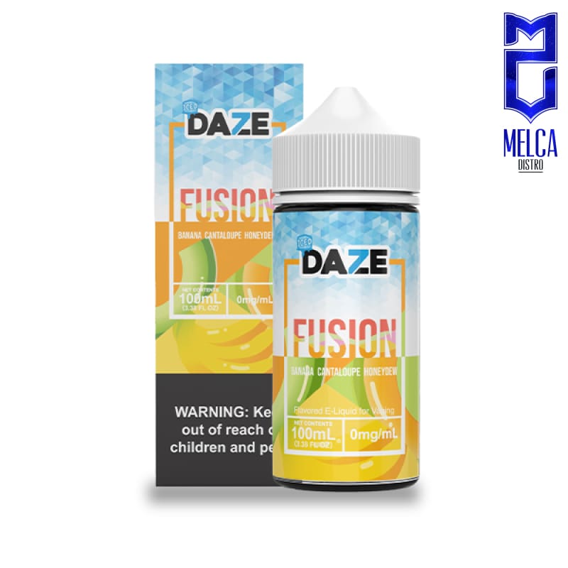7 Daze Fusion Banana Cantaloupe Honeydew ICED 100ml - E-Liquids