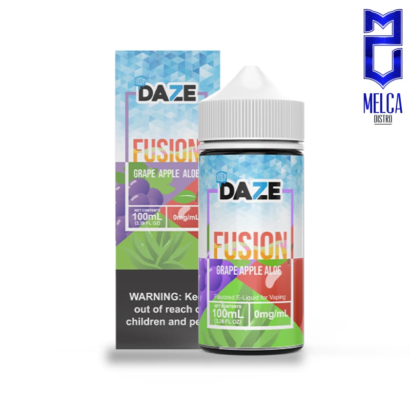 7 Daze Fusion Grape Aloe Apple ICED 100ml - E-Liquids