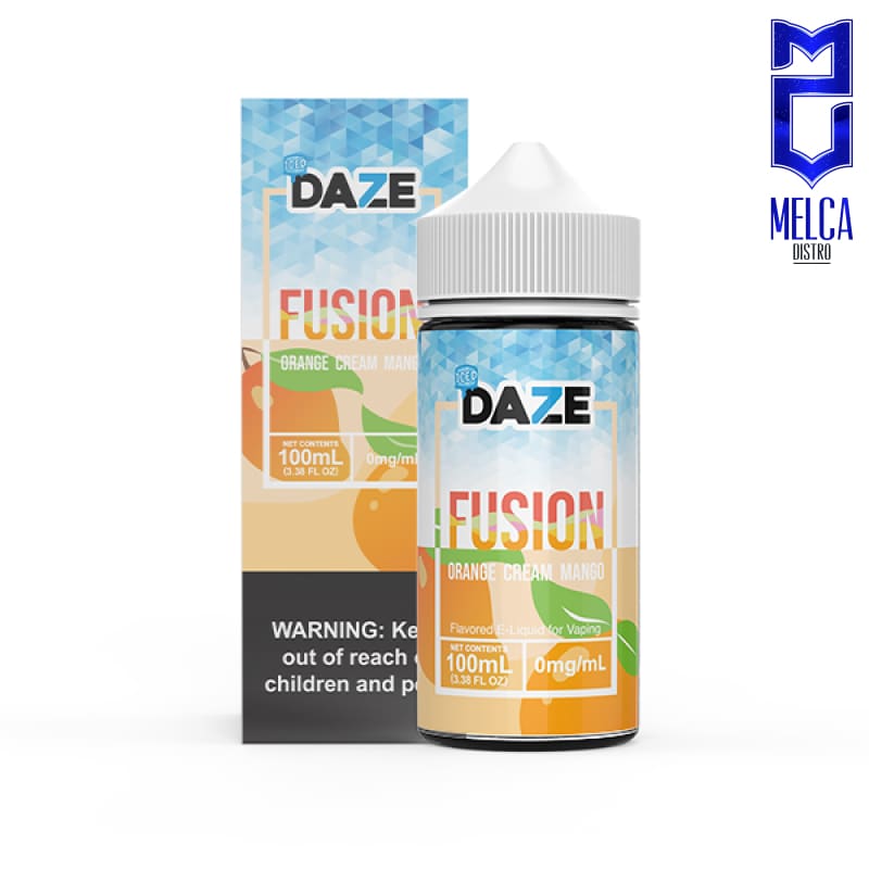 7 Daze Fusion Orange Cream Mango ICED 100ml - E-Liquids