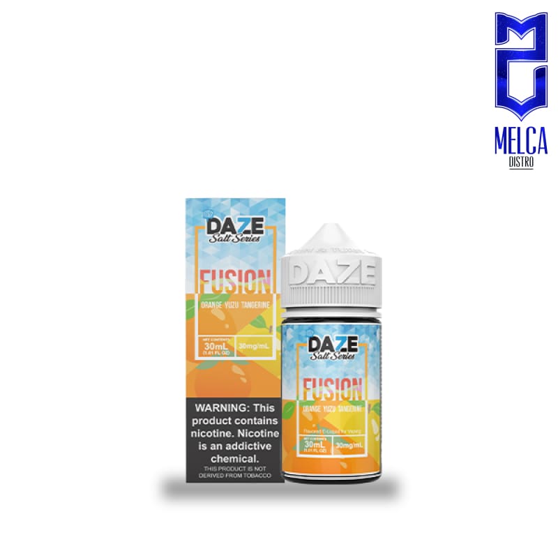 7 Daze Fusion Salt Orange Yuzu Tangerine ICED 30ml - E-Liquids