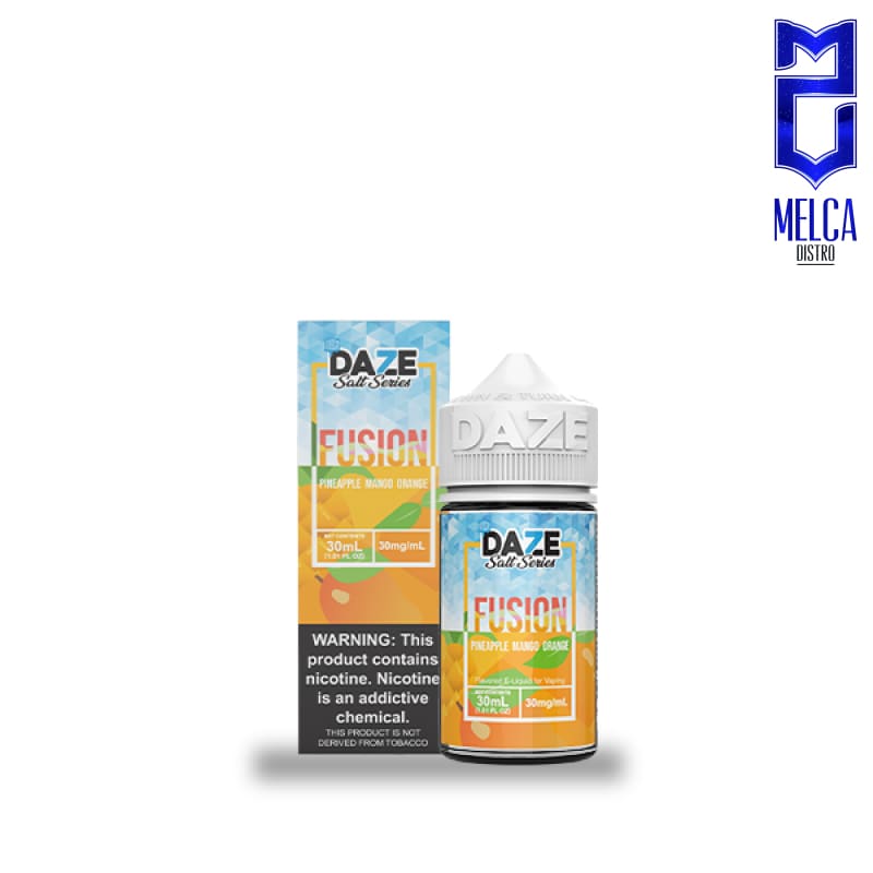 7 Daze Fusion Salt Pineapple Mango Orange ICED 30ml - E-Liquids