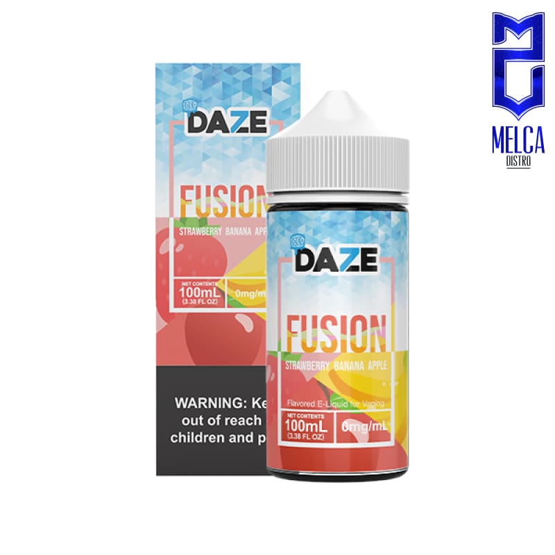 7 Daze Fusion Strawberry Banana Apple ICED 100ml - E-Liquids