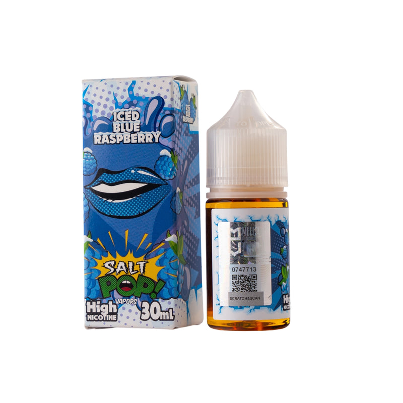 POP Iced Salt Blue Razz 30ml