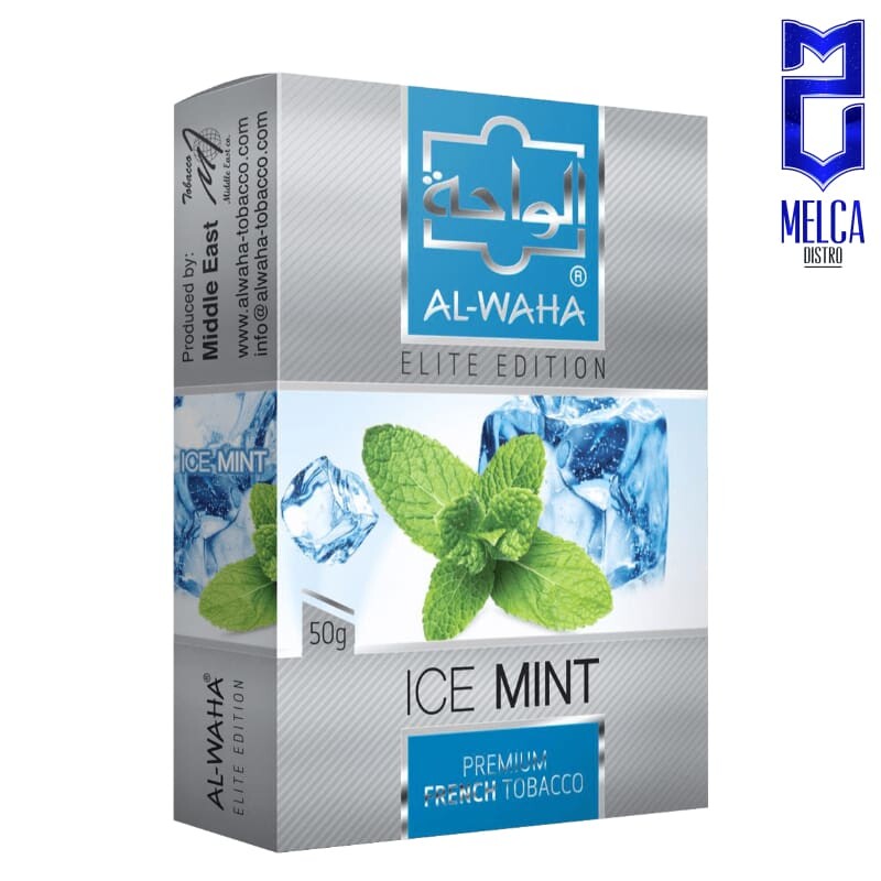 AL-WAHA ICE MINT - 10x50g - HOOKAH TOBACCO