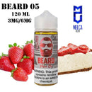 Beard Vape No. 05 120ml - 3MG - E-Liquids