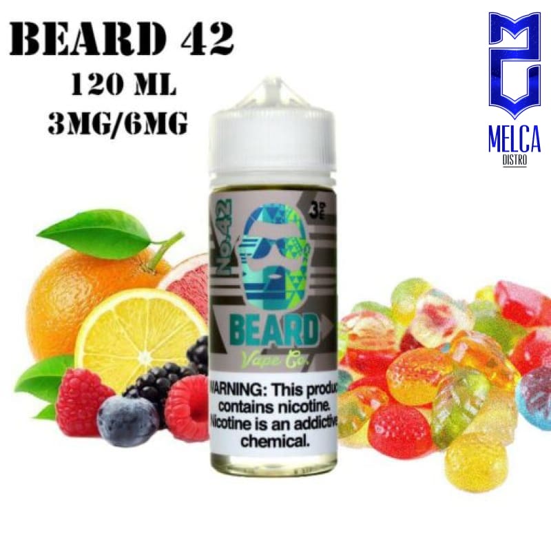 Beard Vape No. 42 120ml - 3MG - E-Liquids