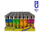 Clipper Lighter Jet Flame Emoji 48 Units - Lighters
