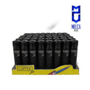 Clipper Lighter Jet Flame Soft Black 48 Units - Lighters