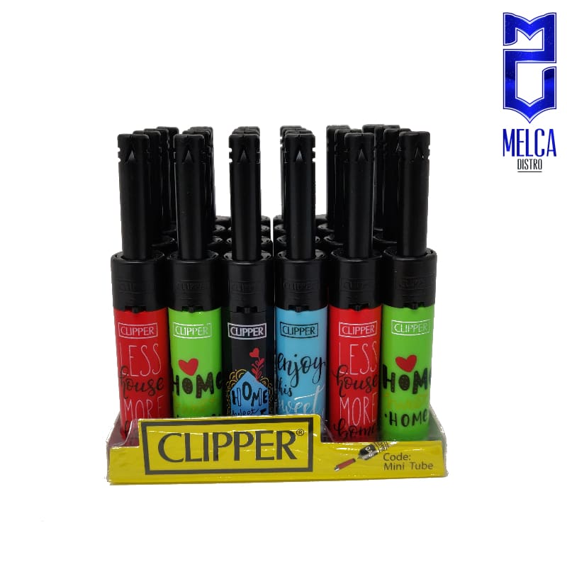 Clipper Lighter Minitube Sweet Home 24 Units - Lighters