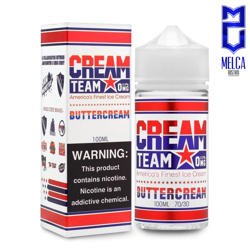 Cream Team Buttercream 100ml - E-Liquids