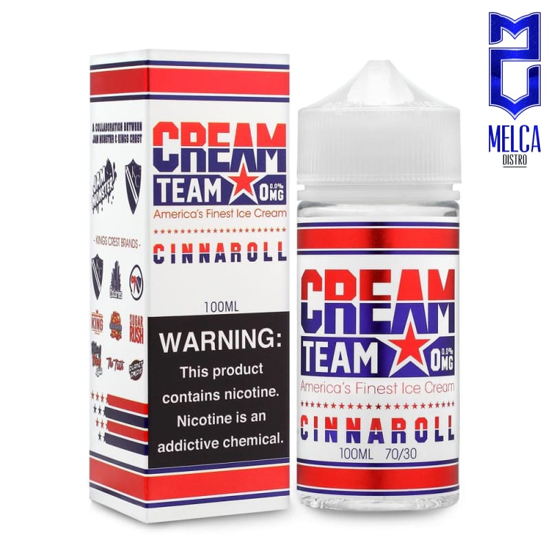 Cream Team Cinaroll 100ml - E-Liquids