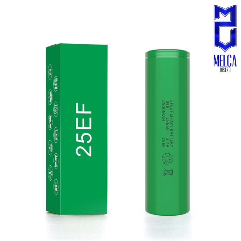 Efest Battery 18650 2500mAh 25EF - Batteries