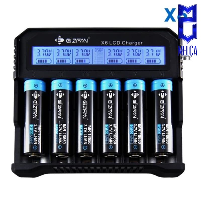 Eizfan X6 6-bay LCD Universal Charger - Chargers
