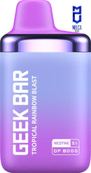 Geek Bar DF8000 - 8000 Puffs - Tropical Rainbow Blast - 50MG - Disposables