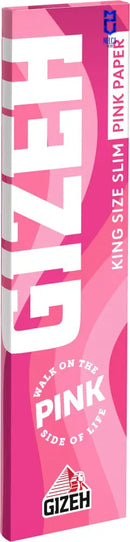 GIZEH King Size Slim All Pink booklet