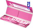 GIZEH King Size Slim+Tips All Pink open