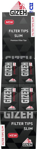 GIZEH BLACK Filter Tips Slim box