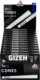 GIZEH BLACK Cones + Tip box