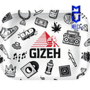 GIZEH Metal Tray S Comic Mix white