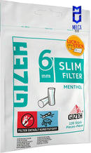 GIZEH Slim Filters Menthol bag