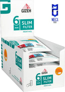 GIZEH Slim Filters Menthol box (VE)