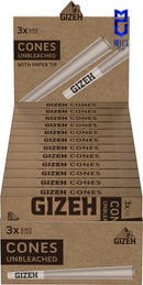 GIZEH Unbleached Cones + Tip box