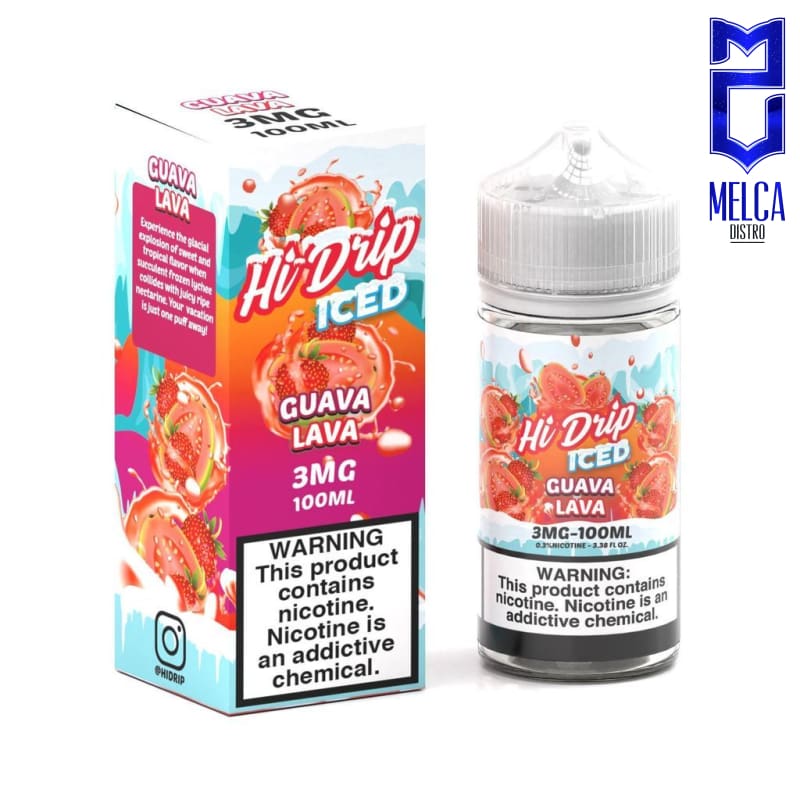 Hi-Drip Iced Guava Lava 100ml - E-Liquids