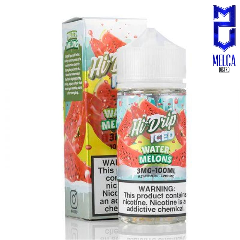 Hi-Drip Iced Water Melons 100ml - E-Liquids
