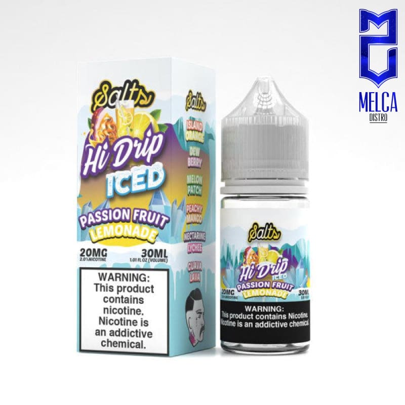 Hi-Drip Salt Iced Passion Fruit Lemonade 30ml - E-Liquids