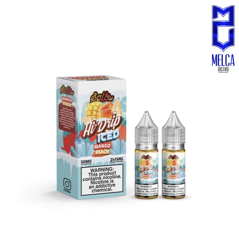Hi-Drip Salt Iced Mango Peach 2x15ml - E-Liquids