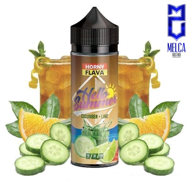 Horny Flava ICE Cucumber Lime 120ml - E-Liquids