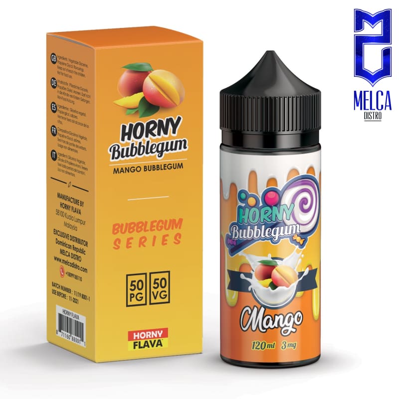 Horny Flava ICE Mango Bubblegum 120ml - E-Liquids