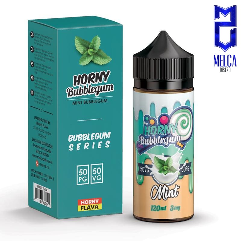 Horny Flava ICE Mint Bubblegum 120ml - E-Liquids