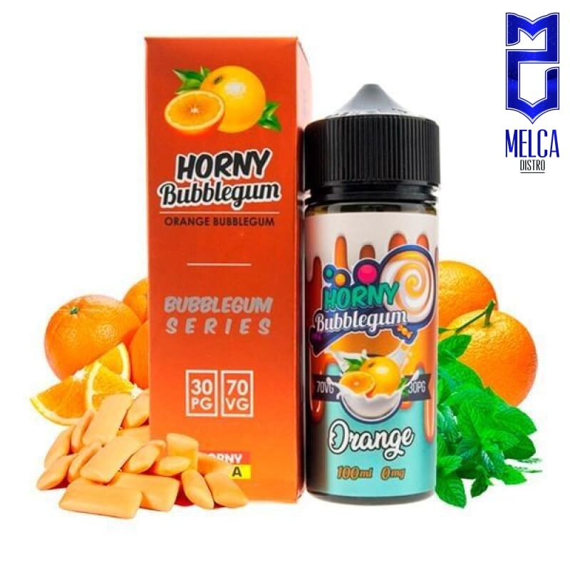 Horny Flava ICE Orange Bubblegum 120ml - E-Liquids