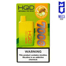 HQD Cuvie Bar 7000 Puffs - Honeydew Pineapple 50MG - Disposables