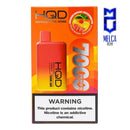 HQD Cuvie Bar 7000 Puffs - Orange Mango Watermelon 50MG - Disposables